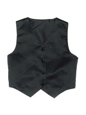 Unbranded Boys Black Tuxedo Vest 2