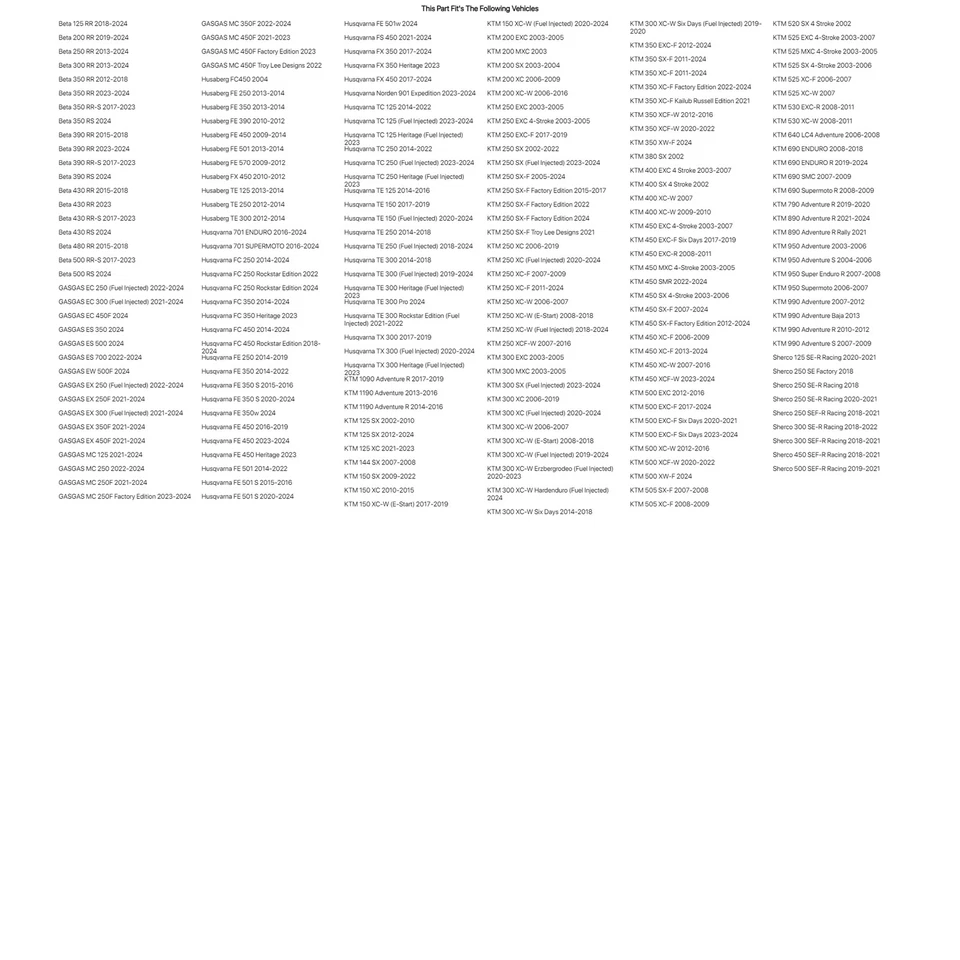 Race Tech Fork Seals For KTM 250 SX-F Factory Edition 2015-2017,2022 - Image 2 of 3