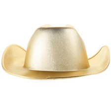  Cosplay Hat Cowboy Golden Party Man Woman Western Girl Ladies Cowgirl Glitter