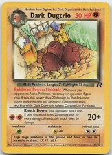 Dark Dugtrio (23) Unlimited Rare Team Rocket 23/82 DMG on eBay