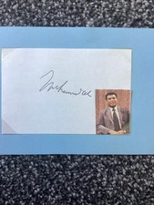 Muhammad Ali Signed Paper