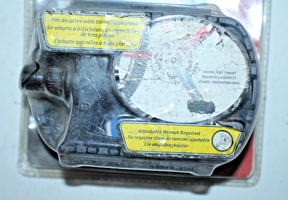 Pedales de plataforma para bicicleta Bell 9/16" Comp resina negra BMX MTB híbrido café de cercanías :) Foto 3 de 4