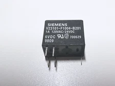 V23101-F1004-B201 Siemens W11 Signal Relay 6VDC SPDT 1A PCB Sealed Board 5-Pin