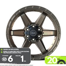 20inch Bronze Alloy 6x5.5 Wheel Rim For Gmc Sierra Oem1q64 20x9 6x139.7 6lug