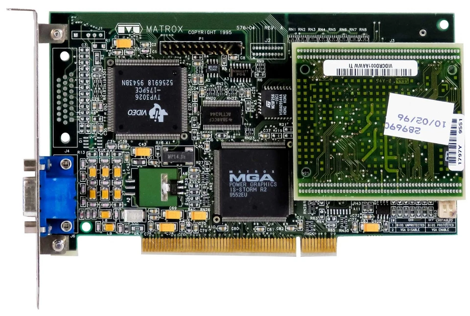 Scheda Grafica Matrox Is-Storm 2MB 576-04 Wram D-Sub PCI - Immagine 2 di 2