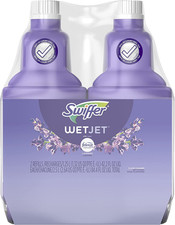 Swiffer WetJet Floor Cleaner Solution Febreze Lavender 2 Refill 2.5L
