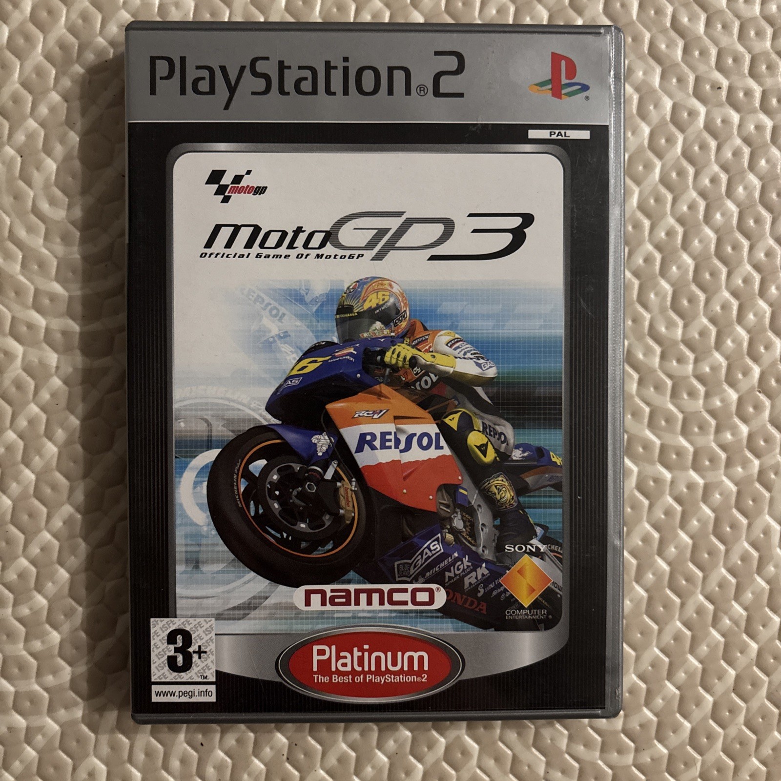 MotoGP 3 Platinum PS2 PlayStation 2 Video Game Good Condition UK Release
