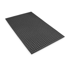 NOTRAX T18S0035BL Reversibl Drainage Mat,Black,3 ft.x5 ft. 2RPK8