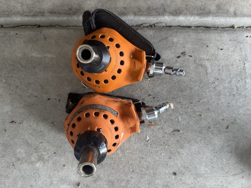 Ridgid  Pneumatic Palm Nailer (2) And Dewalt Palm Nailer (1) UNTESTED