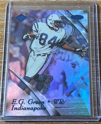 E.G. GREEN 1999 Collector's Edge Masters BLUE HOLOFOIL PARALLEL #0682/5000 !