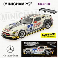 Mercedes-Benz SLS AMG GT3 Rowe Racing #21 24H NüRburgring 2012 1:18 Minichamps