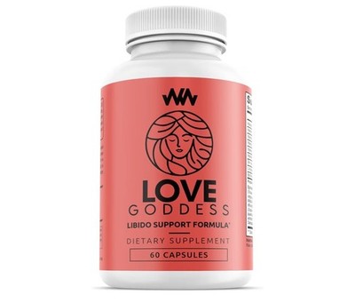 Love Goddess Libido Support Dietary Supplement Women Daily Veg Caps 60 Count