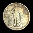 1917 Standing Liberty Quarter 25C Type 1 VF/XF - 0332