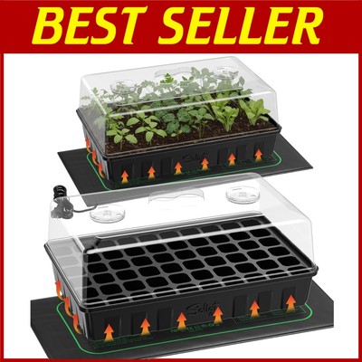 Seedling Starter Set with Humidity Domes - 2 Pack