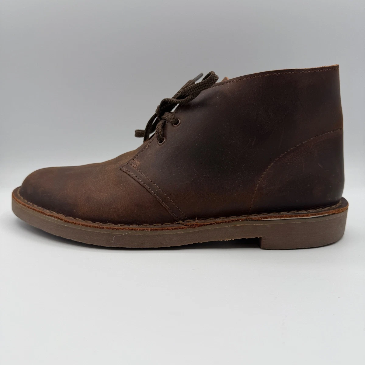 Brown Clarks Bushacre Leather Boots for Men for sale | eBay display picture 1