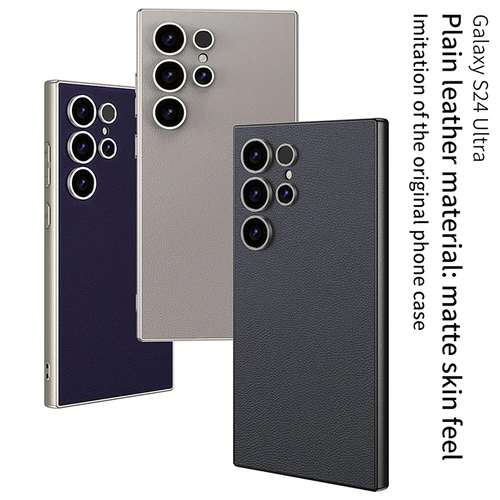 Funda protectora para móvil Samsung S24 Ultra delgada GKK metal textura mate PC - Imagen 3 de 14