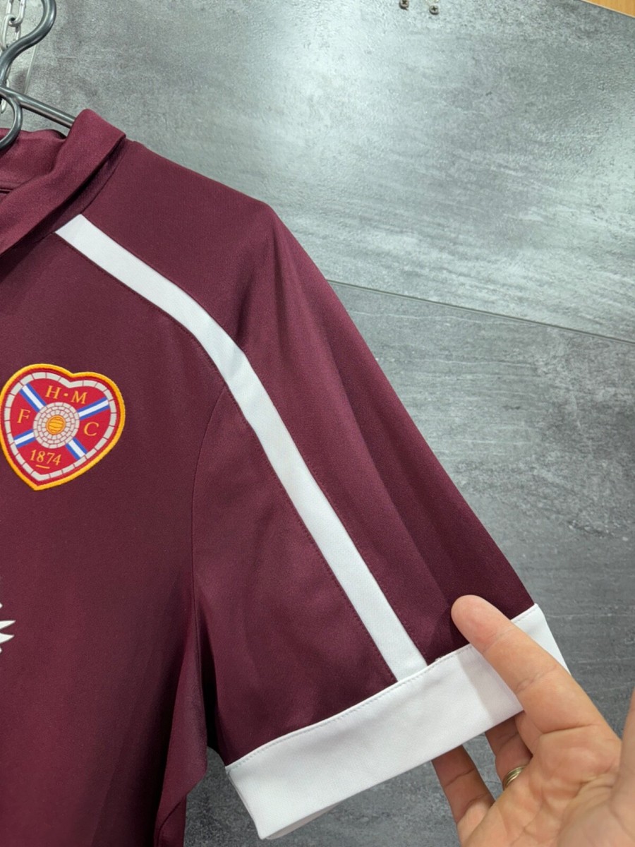 HEART OF MIDLOTHIAN 2021 2022 Home Football Shirt Soccer HEART OF MIDLOTHIAN 2021 2022 Home Football Shirt Soccer