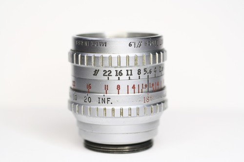 Lente Bell & Howell Super Comat Cooke 1" f/1.9 con anillo tamaño 4.5. ¡COMO NUEVO! - Imagen 3 de 6