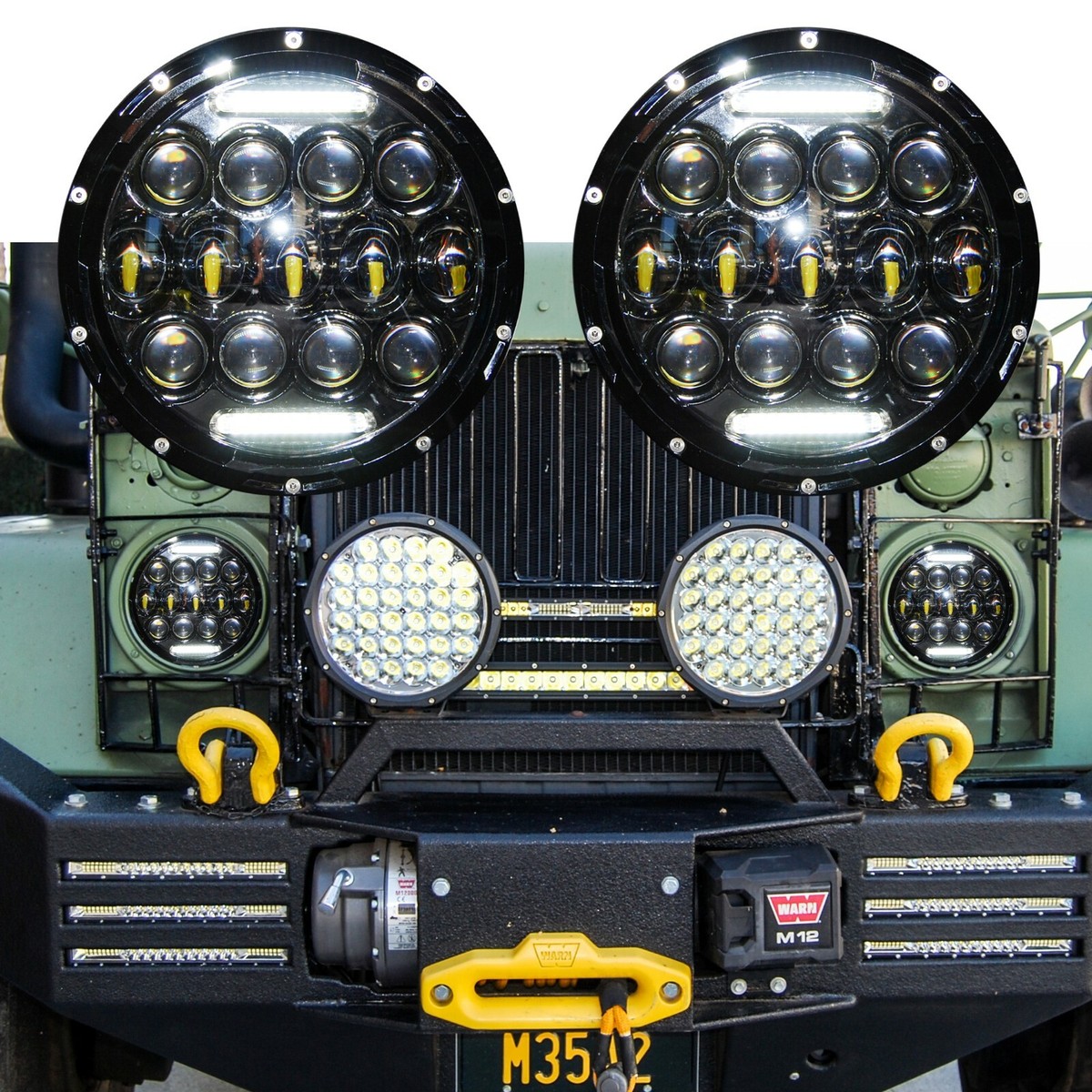 24 Volt LED Headlight for M35, M54, M809, M939, HEMTT, HMMWV, MRAP and