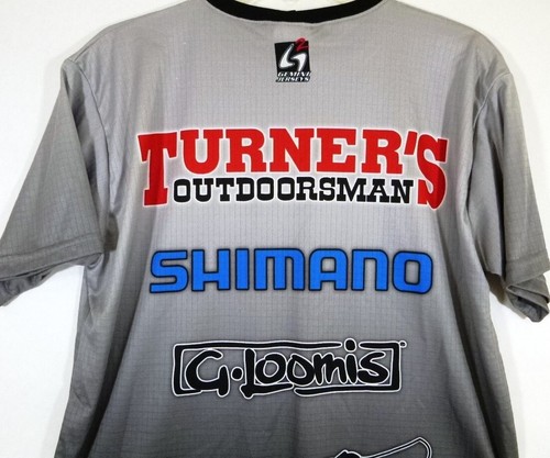 Turners Outdoorsman-Mens Performance Fishing T-Shirt, Medium, Short Sleeve - Picture 4 of 8