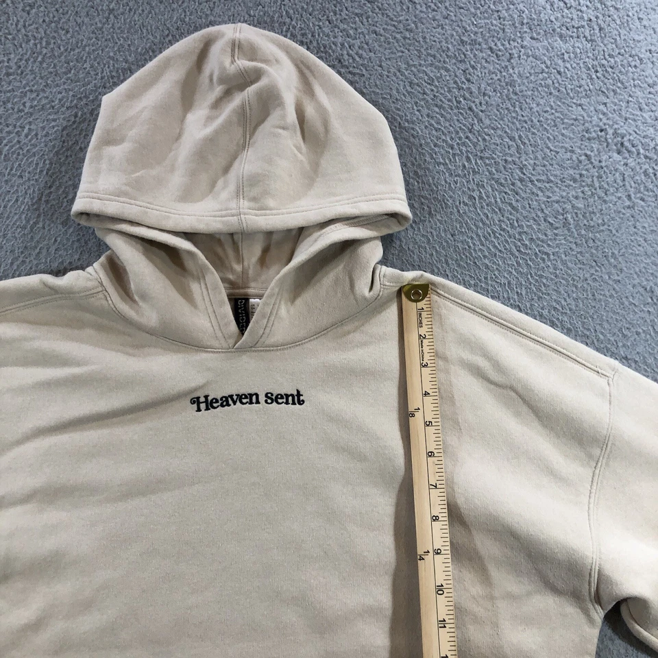 Suéter Hm Recortado Sudadera con Capucha Para Mujer’s L Beige LA Dodgers Parche  Foto 4 de 4