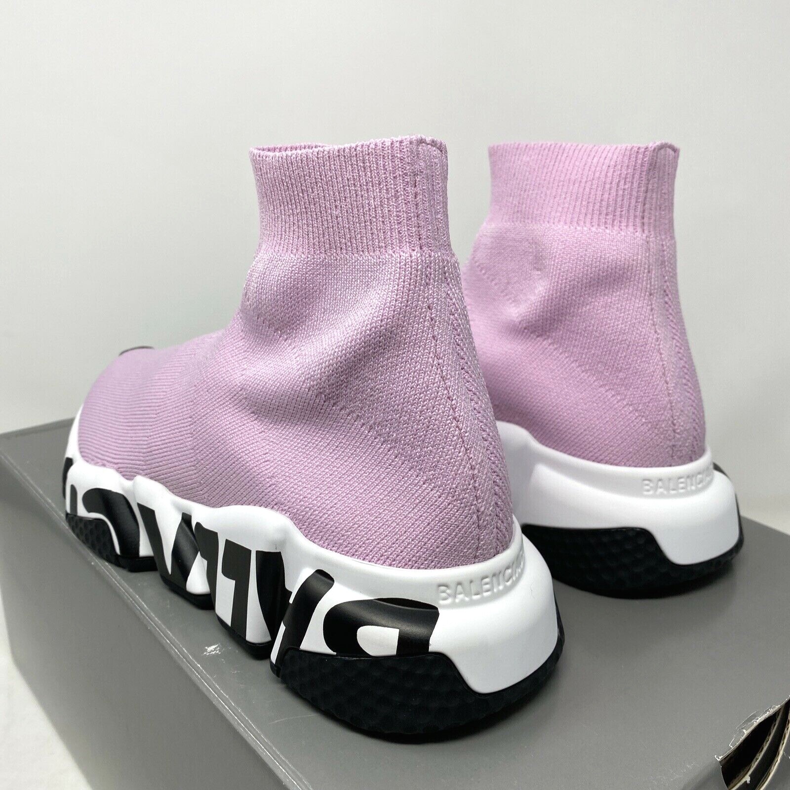 Balenciaga Graffiti Speed Women's Sneakers Size 35 EU/ 5 US Pink White Black image 6