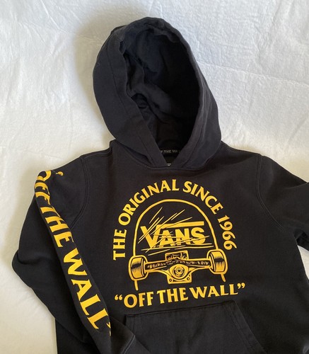 Boys Vans Original Grind Pullover Hoodie Black Size Medium - Picture 4 of 9
