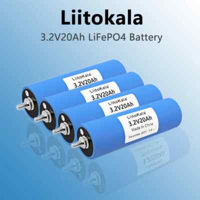 3.2V 20AH Lifepo4 3C Rechargeable Battery For DIY 12V e-bike e-scooter RV Boats