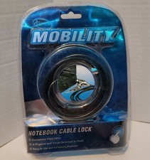 Notebook Cable Lock iConcepts Mobility 6ft Galvanized Steel Cable 2 Keys