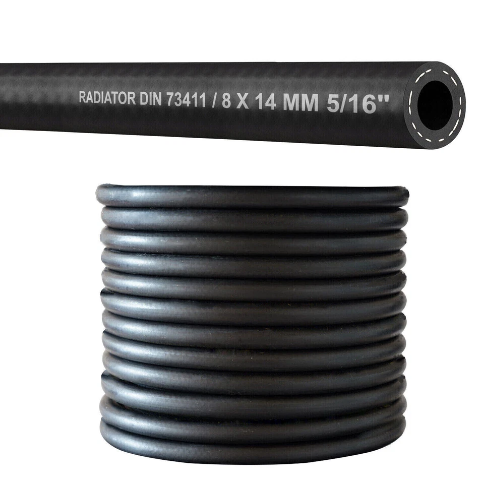 Ø 8 x 14 mm Schlauch Kühlerschlauch Kühlwasserschlauch Wasserschlauch DIN-73411 - Bild 1 von 1