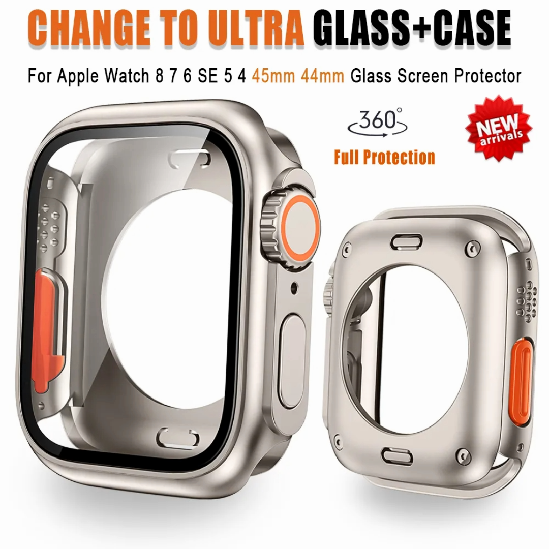 Ultra Full Cover Case Screen Protector For Apple Watch Series 8 7 6 5