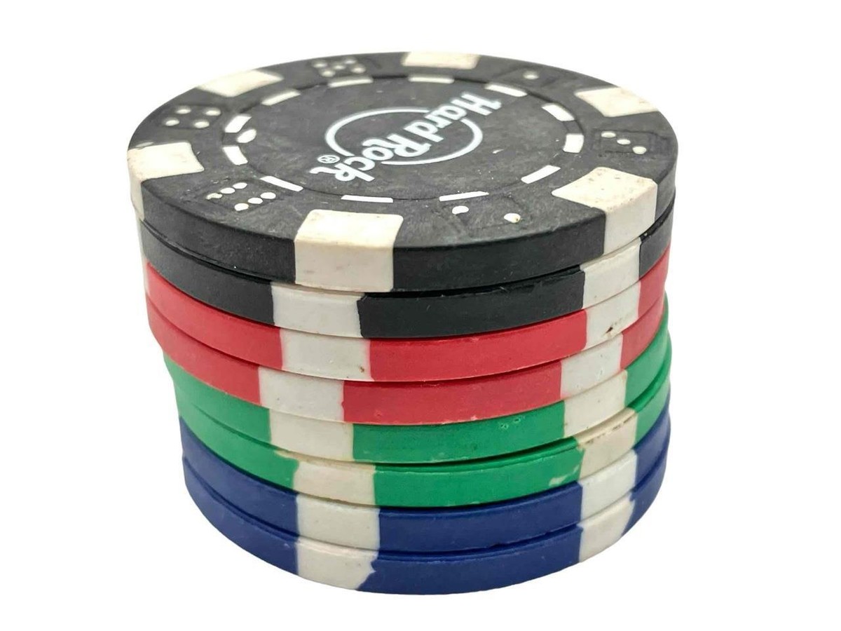 Lot of (8) Hard Rock Cafe Hotel & Casino Style Poker Chips