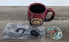 IRON BEAN COFFEE 2024 DEADPOOL MUG CUP BLACK RED 217/500  SUNSET HILL USA NEW