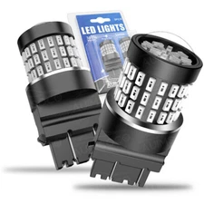 For GMC Sierra 2500 1999-2004 3157 LED Back Up Reverse Lights Bulbs Red