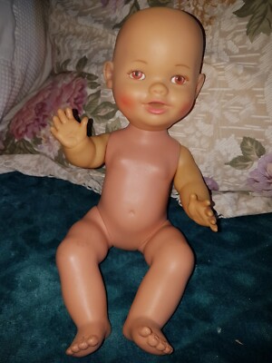  VINTAGE SCHILDKROT PUPPE, MARKE SCHILDKRÖTE 30cm