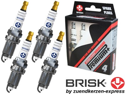 BRISK Iridium Premium+ Plus P35 QR15LIR-1 1961 Zündkerzen, 4 Stück by Z-E
