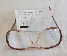 Vintage 150 Safilo Elesta Frame  Italy  1030 - 1200 Brown Fade 1980's  Pre-owned