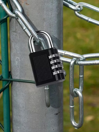 4 Digit Combination Lock Password Padlock for School Travel Gym Luggage Locker / - Picture 14 of 20