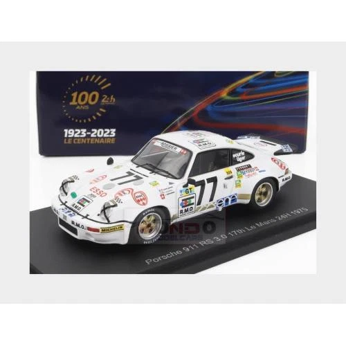1:43 SPARK Porsche 911 Carrera RS 3.0L #77 24H Le Mans 1975 modelo Sabine S9808 Foto 2 de 2
