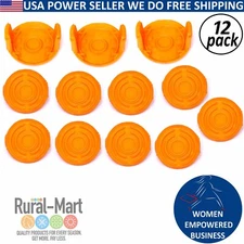 12-Pack Replacement Spool Cap WA0010 for Worx Trimmer – Lawn Care Line