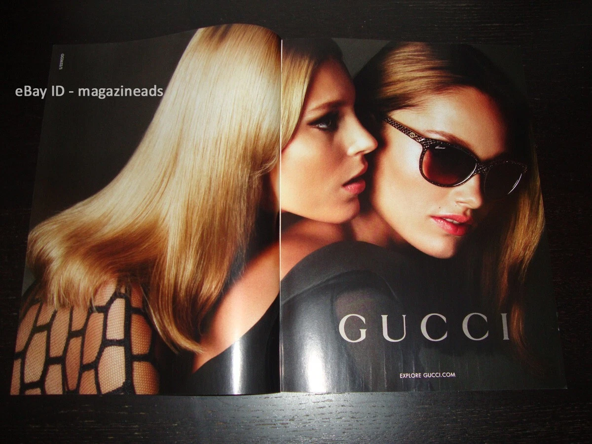 Lunettes GUCCI IMPRIMÉ 2 pages ANNONCE printemps 2013 ANJA RUBIK Karmen Pedaru