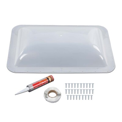 17.8'' X 25.8'' RV Camper Skylight Exterior Cover w/ Installation Accessories
