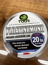 Floating monofilament Premier Centerpin Fishing line 20lb