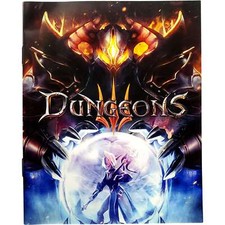 Manual Only Dungeons III - Sony Playstation 4 Pristine Tested Authentic