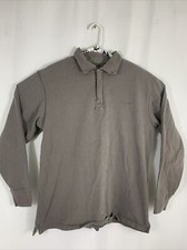 Columbia Mens XL Taupe Cotton Pull Over 1/4 Zip Thick Winter Outdoor Sweatshirt