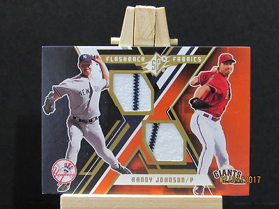 2009 SPx Flashback Fabrics #FFRJ Randy Johnson Pants | eBay
