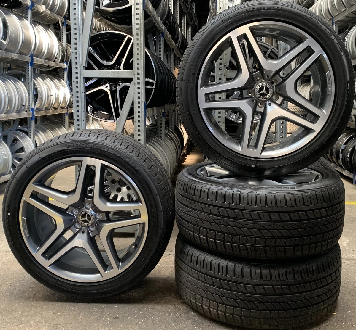 4 Orig Mercedes-Benz Sommerräder AMG 295/40 R21 111W GL-Klasse  