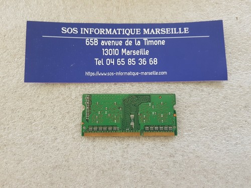 Barrette Mémoire MICRON MT4JSF12864HZ-1G4D1 1GB 1RX16 PC3-10600S-9-10-C1 - Picture 3 of 3
