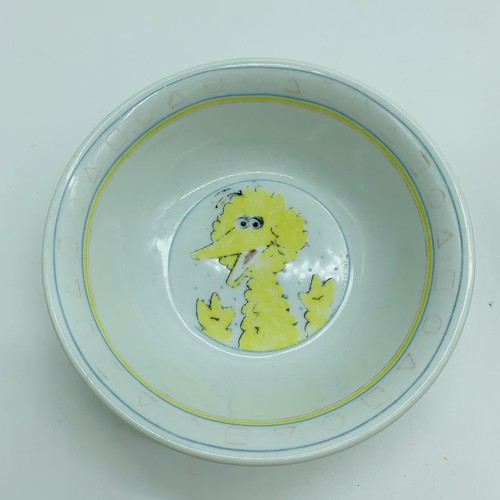 Pair of 2 Big Bird Sesame Street Porcelain JMP Marketing Bowls Made in Japan - 第 2/7 張圖片