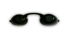 California Tan Peepers/UV-Schutzbrille/Solariumbrille/Farbe:Schwarz